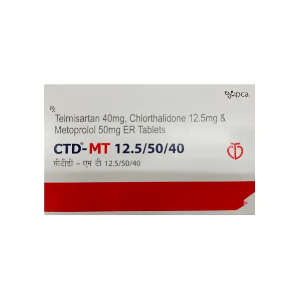 CTD-MT 12.5/50/40 Tablet ER